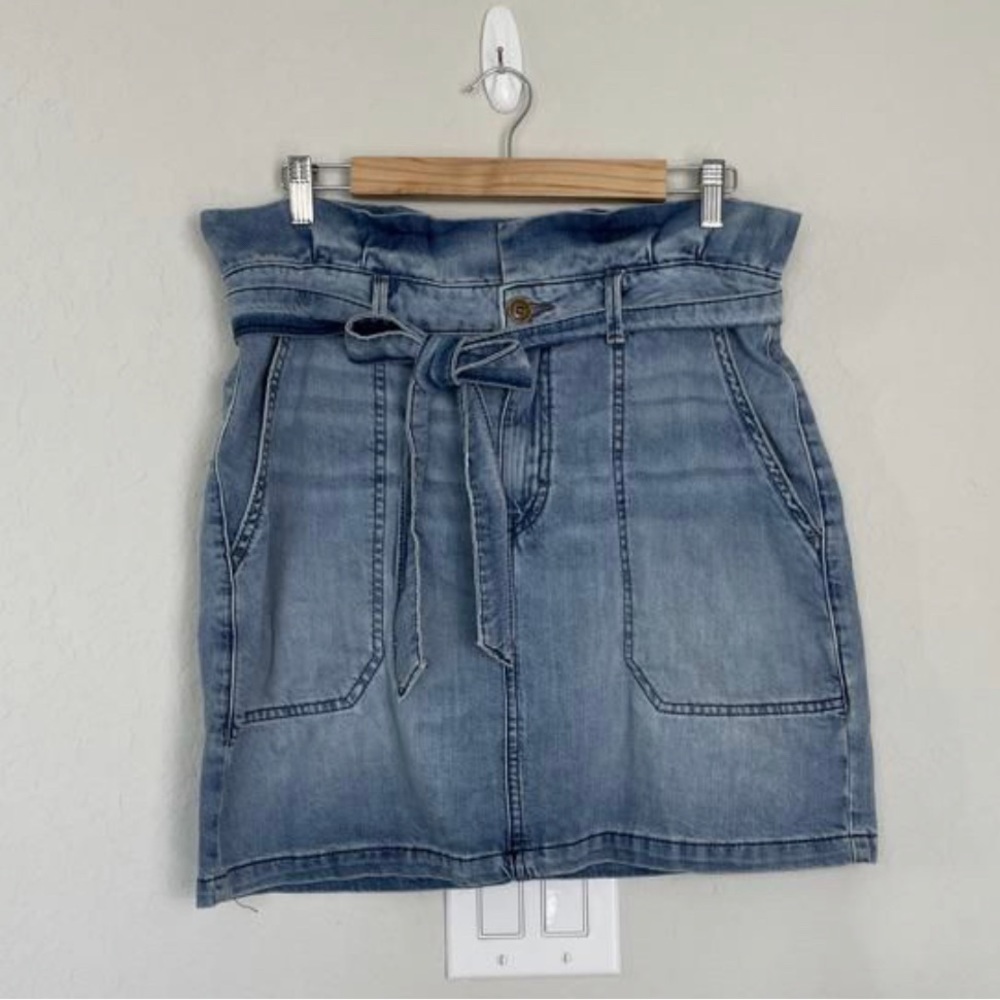 Free People Denim Mini Skirt